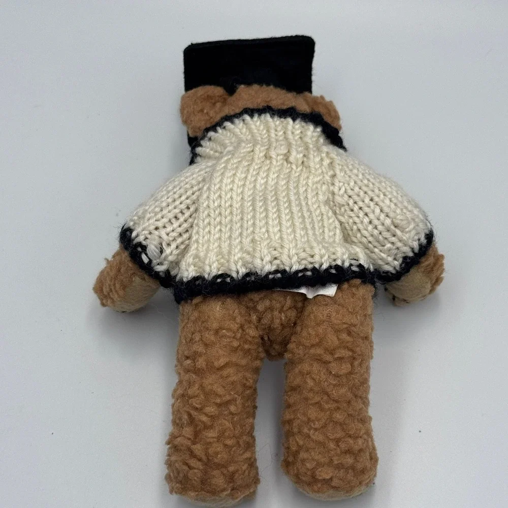 Graduation Teddy Bear Congrats Grad Knit Sweater Mortarboard Cap Plush‎ Brown
